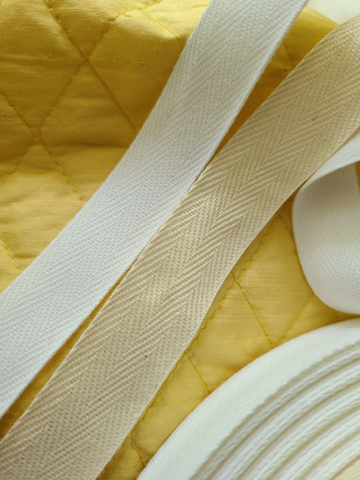 Cotton Twill Tape, 3/4 inch- By the Yard