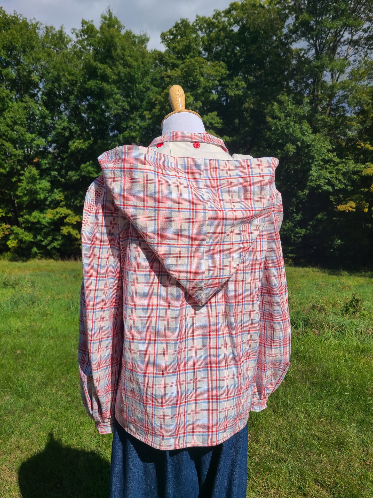 1940s Reproduction Hooded Blouse