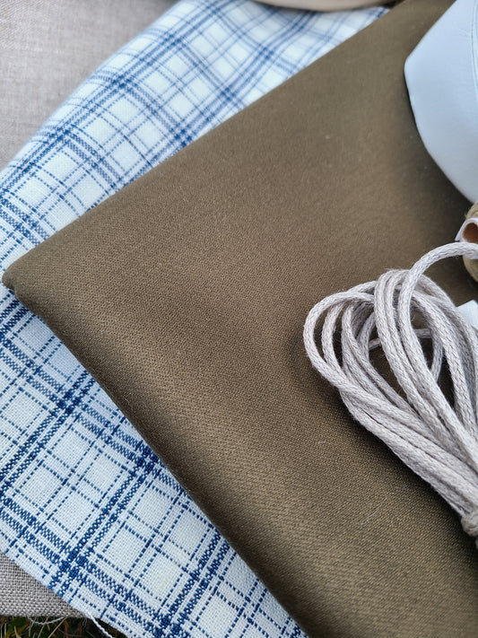 Premium Stays Kit - Green Wool Satin 34 to 35