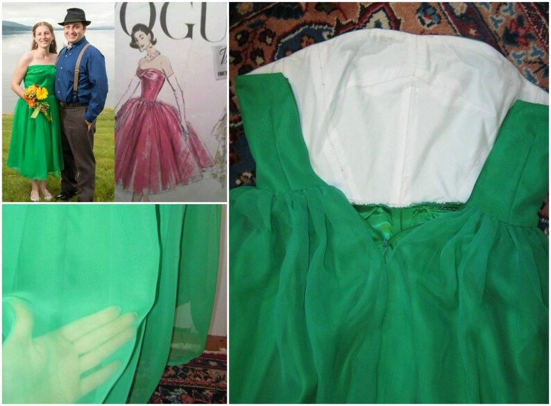 Green Vintage Style Dress