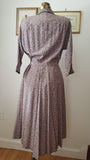 Vintage 1940s/1950s Novelty Print Dress