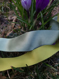 1 1/2" Wide Silk Satin Ribbon - Slate Green