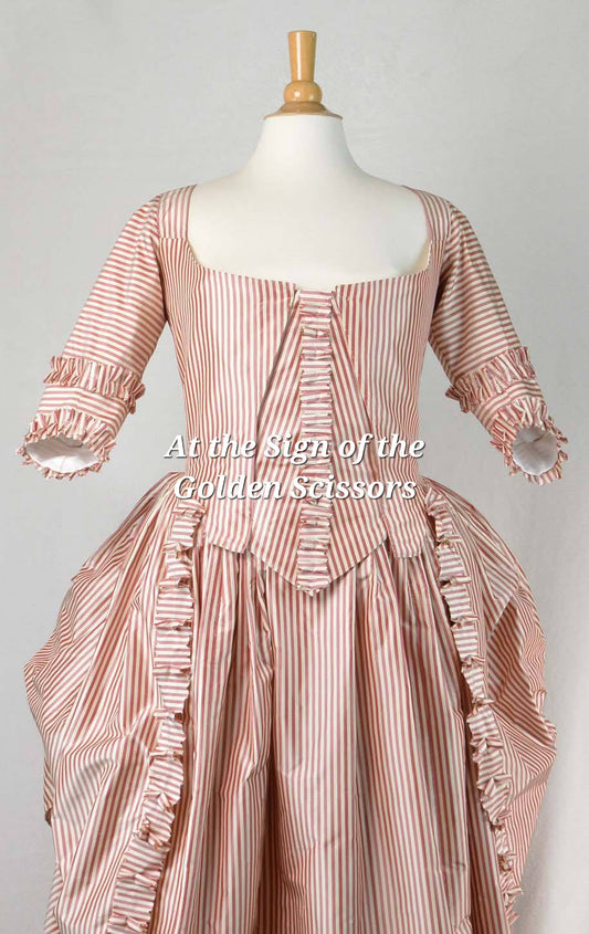 18th Century Fashionable Gown Pattern