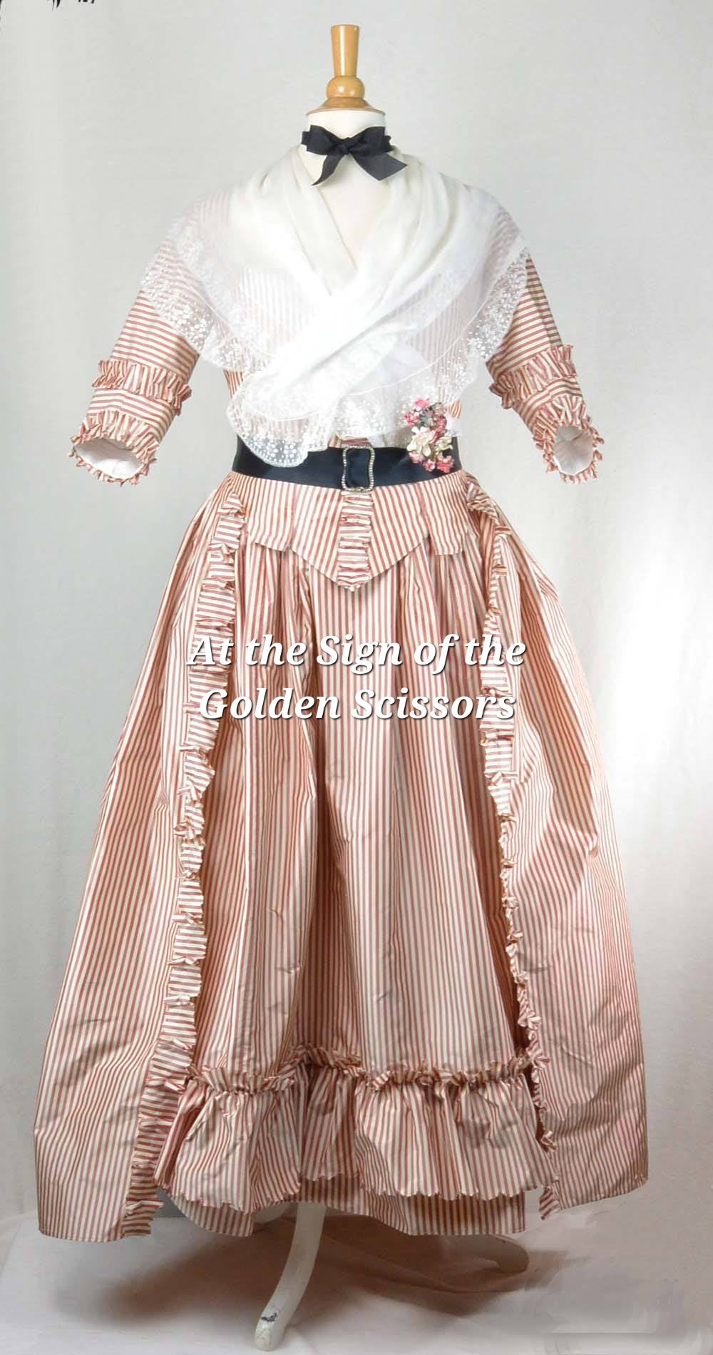 18th Century Fashionable Gown Pattern