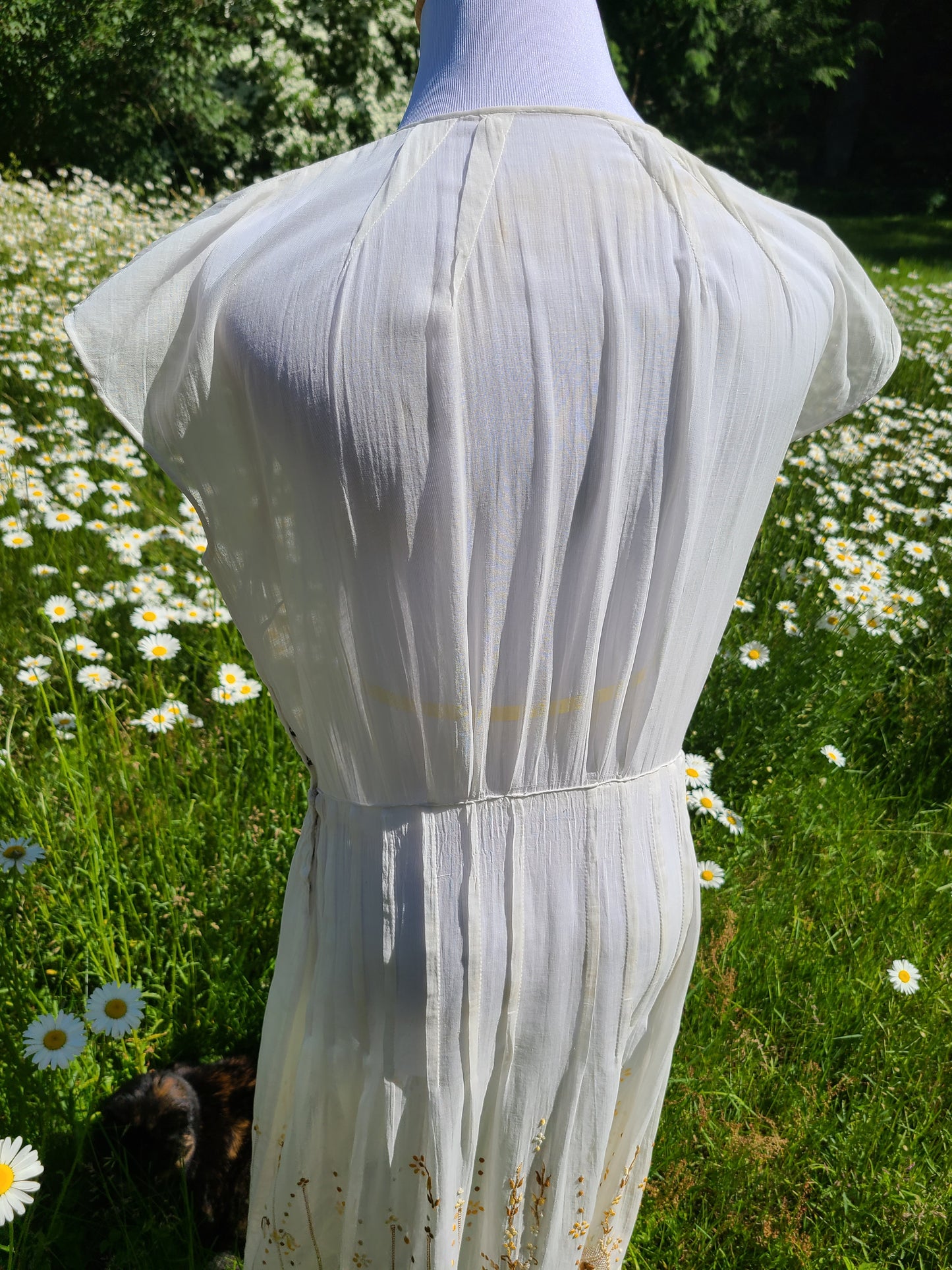 1920s Embroidered Dress