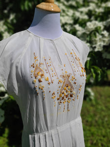 1920s Embroidered Dress