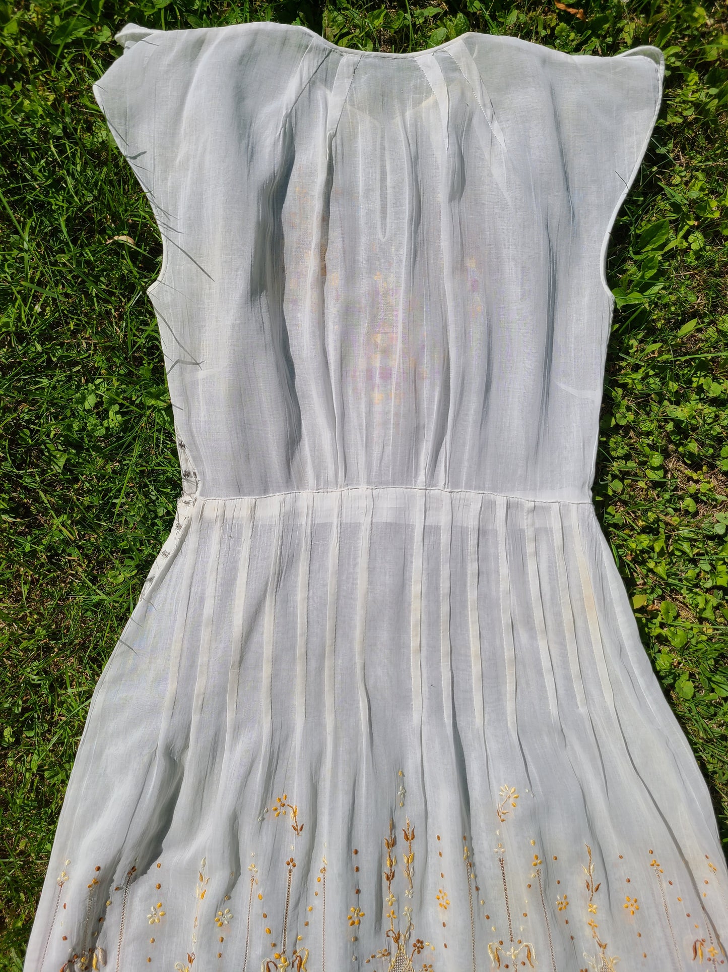 1920s Embroidered Dress
