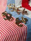 Gold Anchor Buckles