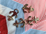 Gold Anchor Buckles
