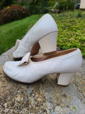 1940s Shoes - White