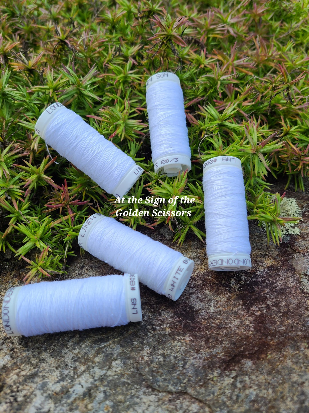 White Linen Thread - Londonderry 80/3