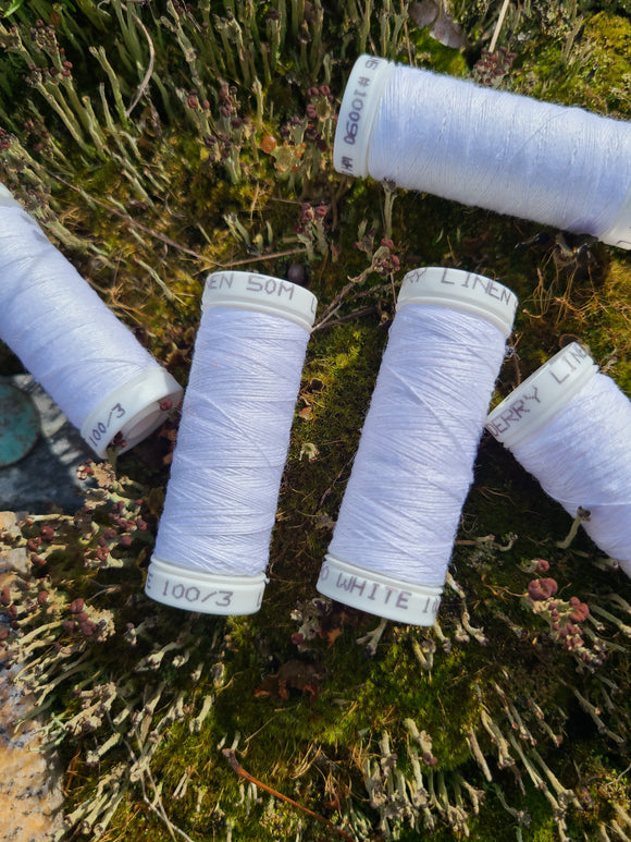 White Linen Thread - Londonderry 100/3