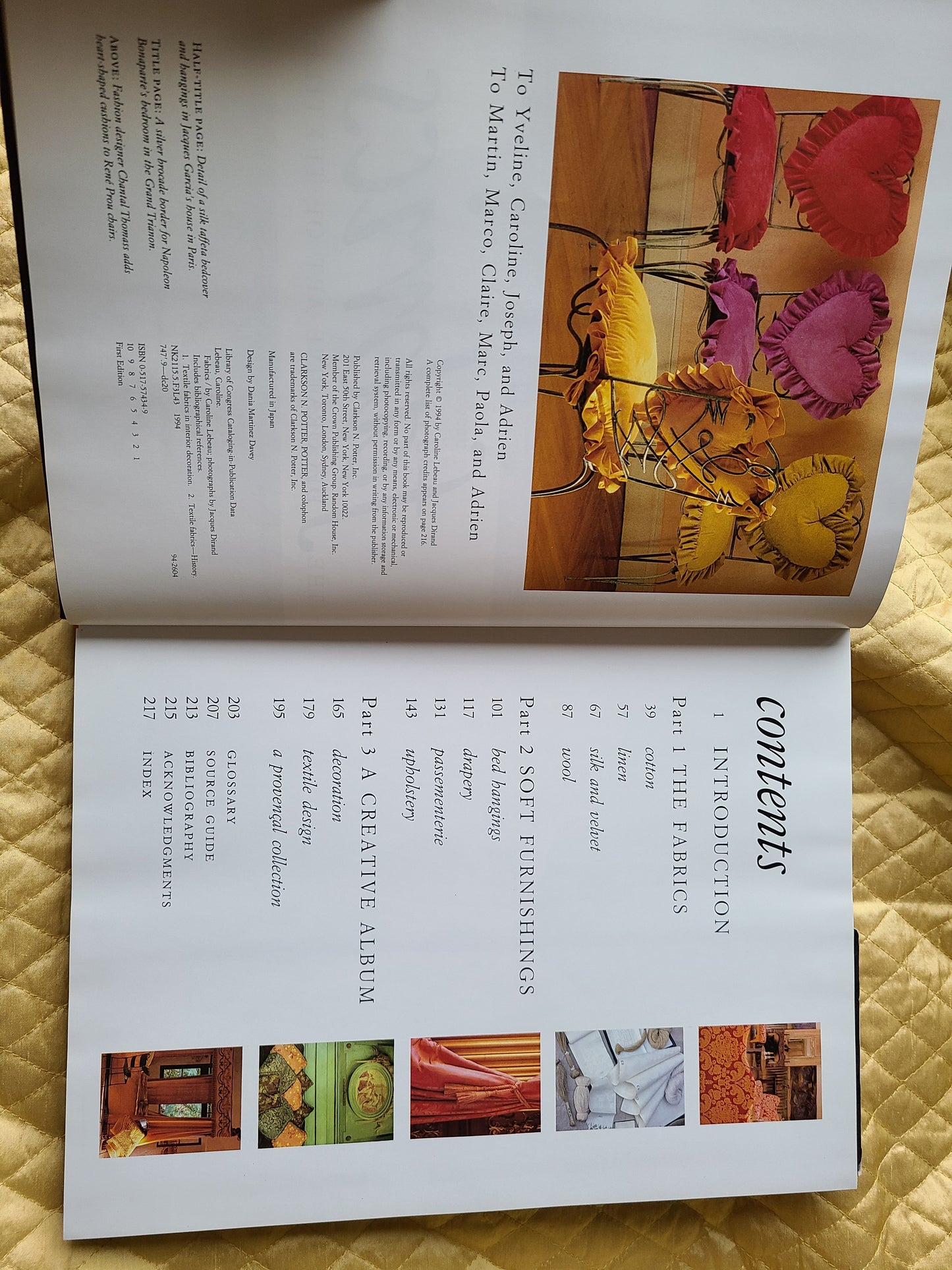 Book - Fabrics, the Decorative Art of Textiles