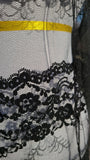 1960s Black Lace Dress