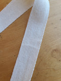 Cotton Twill Tape, 1 inch- By the Yard