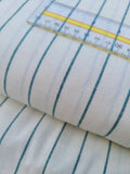 Off White Striped Linen/Wool Blend - Pieces 1yd or 3 yrds