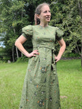 Regency Style Historybounding Dress - 1950s Novelty Print