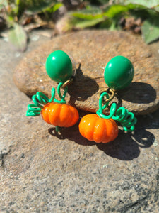 Pumpkin Earrings