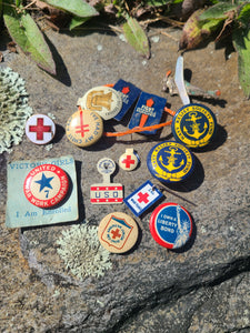 WWII Home Front Pin Lot