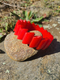 Cherry Red Bakelite Bracelet