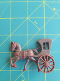 Vintage Horse and Carriage Pin