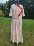 Reproduction 1930s Plus Size Cotton Dress, Unfinished