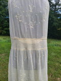 1920s Cotton Hungarian Style Dress