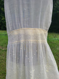 1920s Cotton Hungarian Style Dress