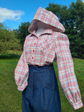 1940s Reproduction Hooded Blouse