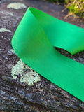 1 1/"4 Wide Silk Taffeta Ribbon - Kelly Green