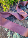 1 1/2" Wide Silk Satin Ribbon - Brown