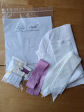 "Pretty Maid" Cap Kit - Linen/extra fine ruffle