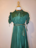 1940s 'Deana Durbin' Green Dress