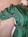 1940s 'Deana Durbin' Green Dress