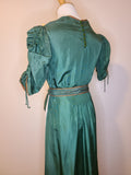 1940s 'Deana Durbin' Green Dress