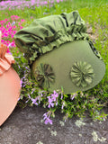 Child's Green 18th Century Bonnet