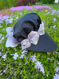 Child's Black/Laylock 18th Century Bonnet