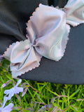 Child's Black/Laylock 18th Century Bonnet