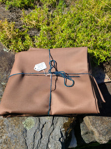 Tobacco Brown Worsted - 5 1/4 yds