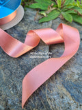 1" Wide Silk Satin Ribbon - Rose Gold
