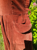 1950s Corduroy Dress
