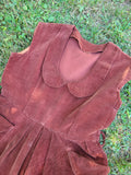 1950s Corduroy Dress