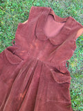 1950s Corduroy Dress
