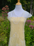1930s Piña Cloth Evening Gown