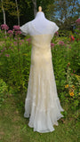 1930s Piña Cloth Evening Gown
