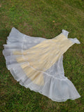 1930s Piña Cloth Evening Gown