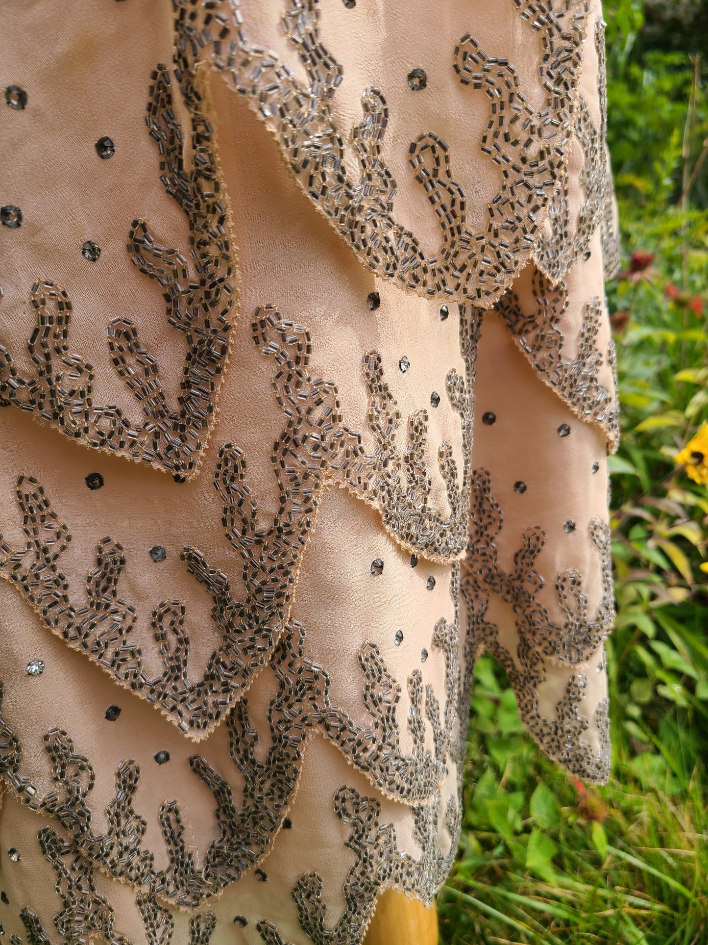 1920s Beaded Flapper Dress, As Is