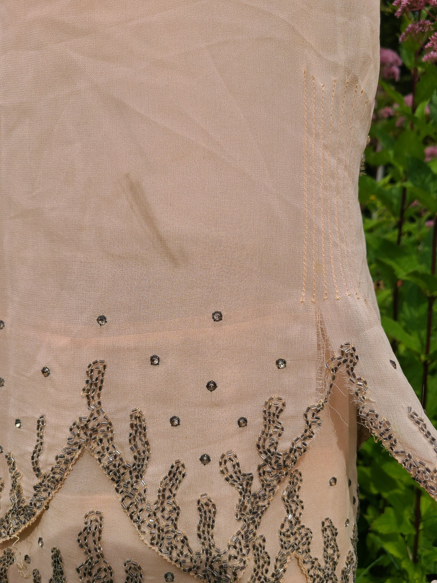1920s Beaded Flapper Dress, As Is