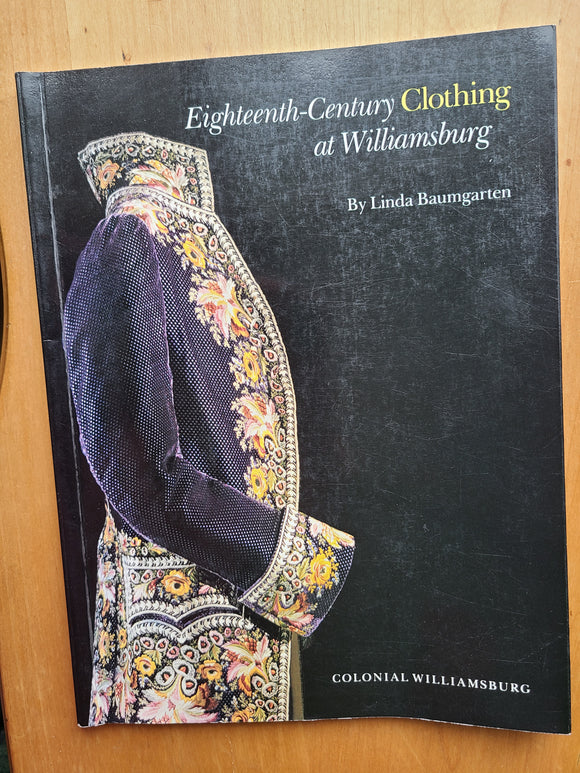 Book - Eighteenth-Century Clothing at Williamsburg