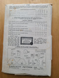 1940s Simplicity Pattern No 3182